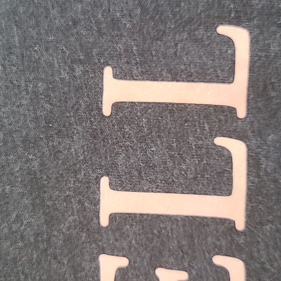 Victoria's Secret Bombshell Grey and Pink Glittery Long Sleeve Top XS - Picture 4 of 9